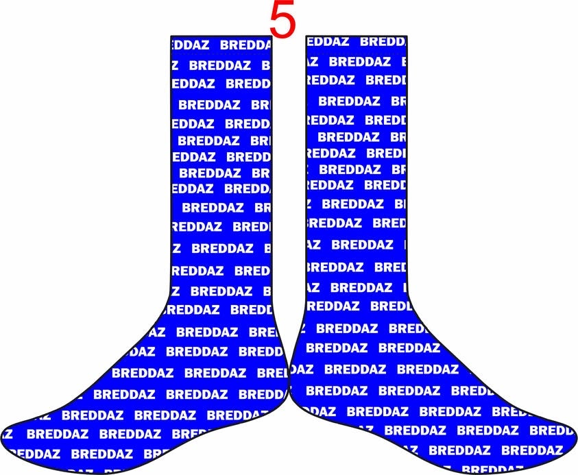 Breddaz High Top Socks