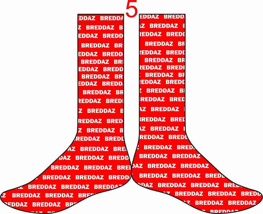 Breddaz High Top Socks