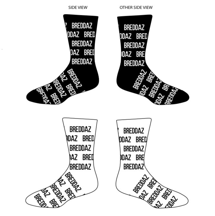 Breddaz High Top Socks